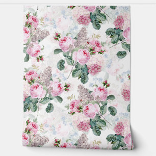  Rococo Rozen Boeketten Tuin Behang