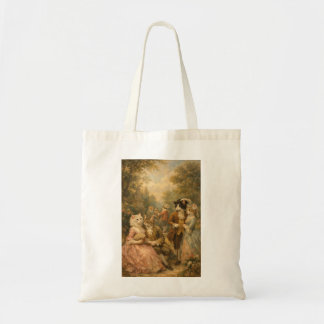 Rococo Tuin Katten Vergaderen Boodschappentas Tote Bag