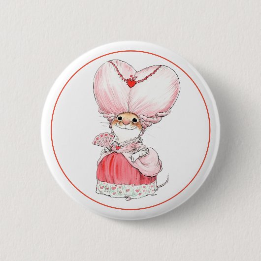 Rococo Valentijn Mouse Button (Voorkant)