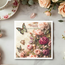 Rococo Vlinder Tuin Galentine Bloemrijke Elegantie