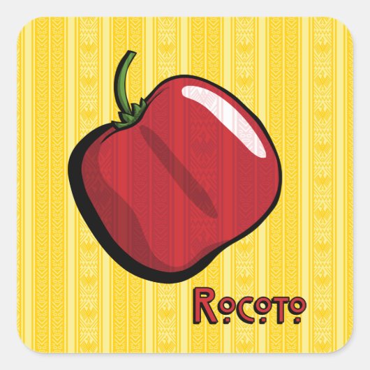 Rocoto Chili Pepper Sticker (Voorkant)