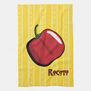 Rocoto Chili poivre serviette de cuisine