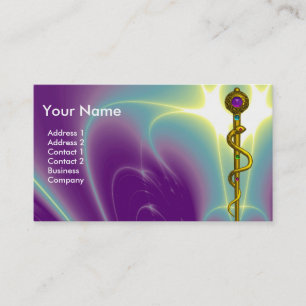 ROD ASCLEPIUS MEDISCHE GEZONDHEIDSZORG Monogram Pa Visitekaartje