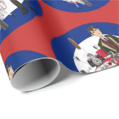 Rod de modder en de scooter cadeaupapier (Rol Hoek)