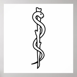 Rod of Asclepius Poster