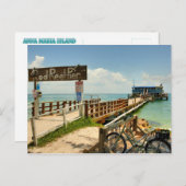 Rod & Reel Pier Briefkaart (Voorkant / Achterkant)