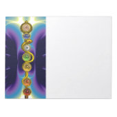 ROD VAN ASCLEPIUS 7 CHAKRAS, YOGA, SPIRITUELE ENER NOTITIEBLOK (Voorkant)