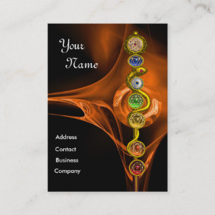 ROD VAN ASCLEPIUS,7 CHAKRAS,YOGA,SPIRITUELE ENERGI VISITEKAARTJE