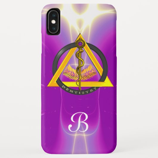 ROD VAN ASCLEPIUS DENTIST DENTISTRY MONOGRAM Case-Mate iPhone CASE (Achterkant)