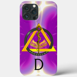 ROD VAN ASCLEPIUS DENTIST DENTISTRY MONOGRAM iPhone 13 PRO MAX HOESJE