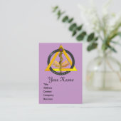 ROD VAN ASCLEPIUS DENTIST DENTISTRY MONOGRAM VISITEKAARTJE (Staand voorkant)