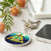 ROD VAN ASCLEPIUS DENTIST DENTISTRY SLEUTELHANGER (Zijkant)