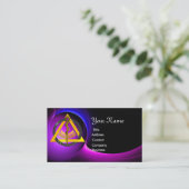 ROD VAN ASCLEPIUS DENTIST DENTISTRY VISITEKAARTJE (Staand voorkant)