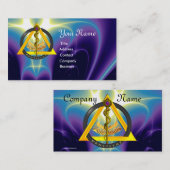 ROD VAN ASCLEPIUS DENTIST DENTISTRY VISITEKAARTJE (Voorkant / Achterkant)