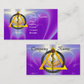 ROD VAN ASCLEPIUS DENTIST DENTISTRY VISITEKAARTJE (Voorkant / Achterkant)