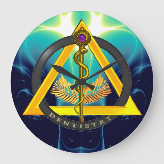 ROD VAN ASCLEPIUS DENTISTRIESSYMBOOL GROTE KLOK (Voorkant)