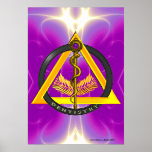 ROD VAN ASCLEPIUS DENTISTRIESSYMBOOL POSTER