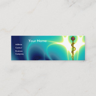ROD VAN ASCLEPIUS MEDISCHE GEZONDHEIDSZORG Monogra Mini Visitekaartje