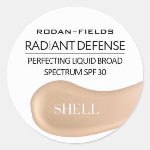 Rodan en Fields Radiant Defense Stickers   Shell