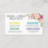 Rodan et carte de visite de champs (Dos)