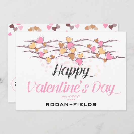 Rodan et Fields Valentine's Day Scratch Off Cartes (Devant / Derrière)