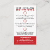 Rodan et joyeuses cartes faciales de Kissmas de (Dos)