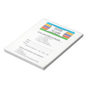 Rodan + Fields Inspired Enter om te winnen Notitieblok (Gedraaid)