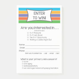 Rodan + Geïnspireerde velden invoeren om advertent Post-it® Notes