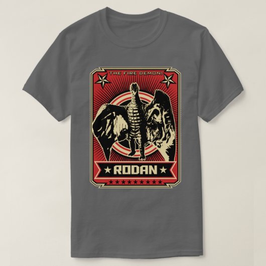 RODAN PROPAGANDA POSTER T-SHIRT (Design voorkant)