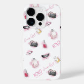 Roddel meisje make-up patroon Case-Mate iPhone case (Achterkant)