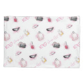 Roddel meisje make-up patroon kussensloop (Achterkant)