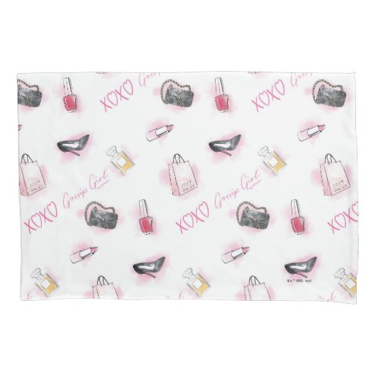 Roddel meisje make-up patroon kussensloop (Voorkant)