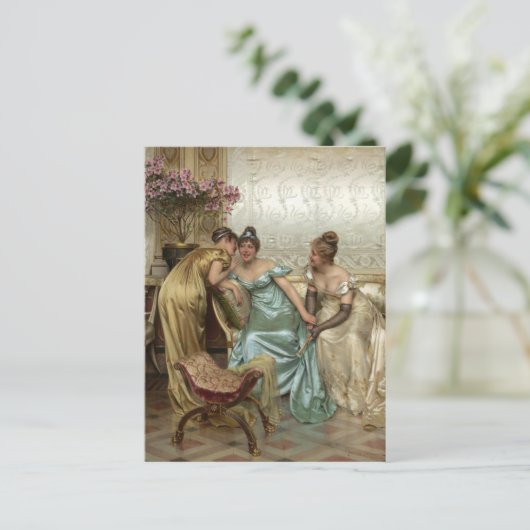 Roddel verspreiden -  motief briefkaart (Staand voorkant)