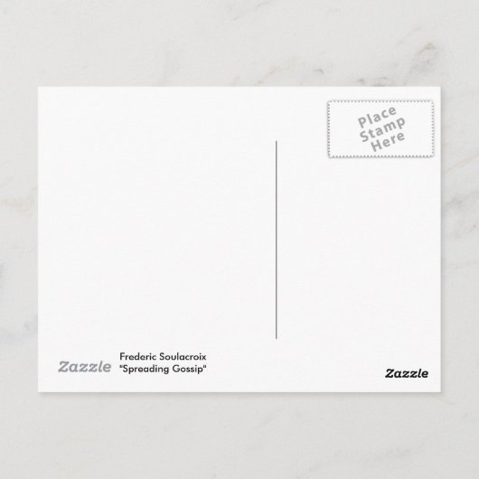 Roddel verspreiden -  motief briefkaart (Achterkant)