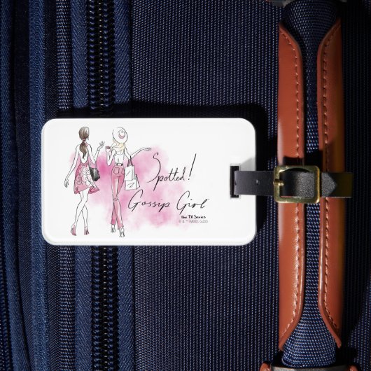 Roddelmeisje - gespot! bagagelabel (Voorkant Insitu 4)