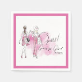 Roddelmeisje - gespot! servet (Voorkant)