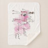 Roddelmeisje - gespot! sherpa deken (Voorkant)