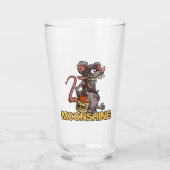 Roddy Rat Fink Style Moonshine #2 Cartoon Glas (Voorkant)