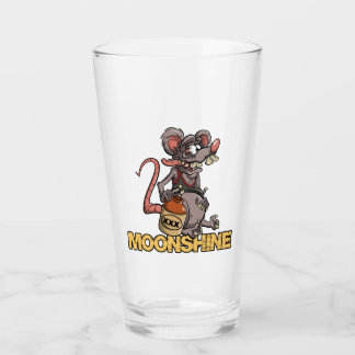 Roddy Rat Fink Style Moonshine #2 Cartoon Glas