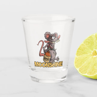 Roddy Rat Fink Style Moonshine Graphic #1 Shot Glas