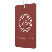 Rode aangepaste zakelijke Logo Luchtverfrisser (Links)