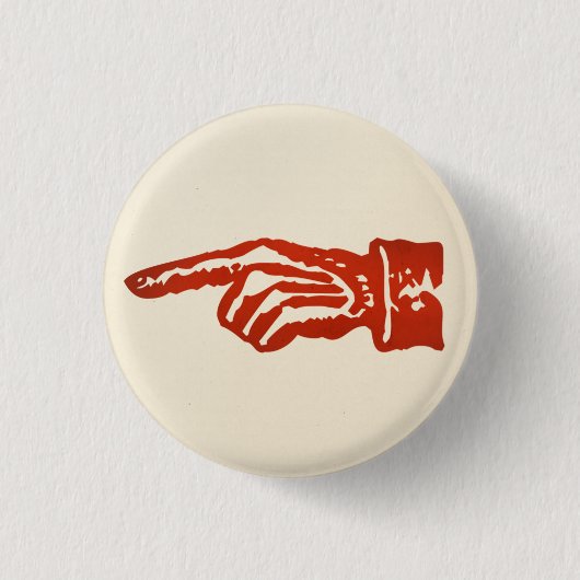  rode aanwijzer - licht ronde button 3,2 cm (Voorkant)