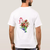 Rode Aardbei Blauwe Berry Zoet Baby shower Ouder T-shirt (Achterkant)