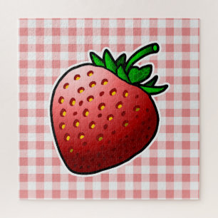 Rode Aardbei Legpuzzel