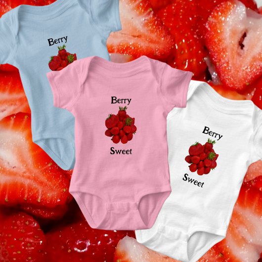 Rode Aardbeien Berry Sweet Photographic Romper