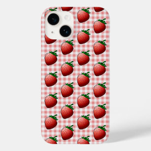 Rode Aardbeien Case-Mate iPhone 14 Hoesje