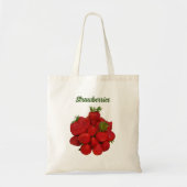 Rode aardbeien fotografisch tote bag (Voorkant)