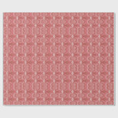 Rode Abstracte Fractale Kunst Cadeaupapier (Vlak)