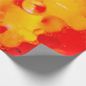 Rode abstractie cadeaupapier (Hoek)