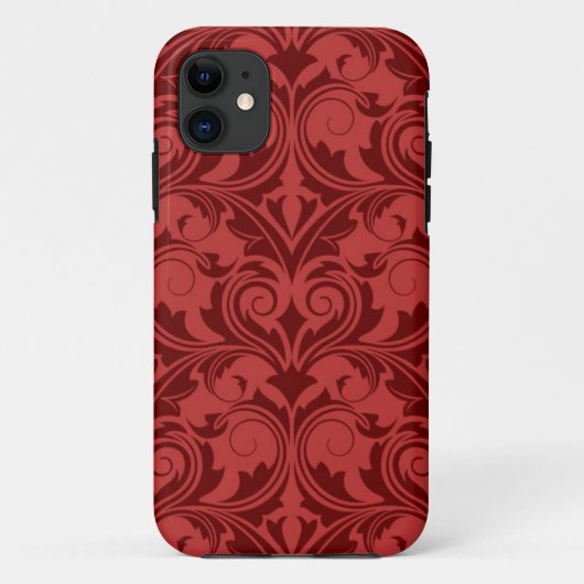 Rode achtergrond Case-Mate iPhone case (Achterkant)